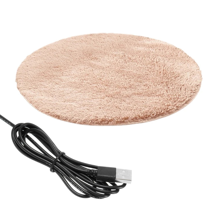 6W 5V 2A USB Pet Electric Blanket Plush Pad Blanket for CAT Electric Heated Pad Anti-scratch Dog Heating Mat Sleeping Bed