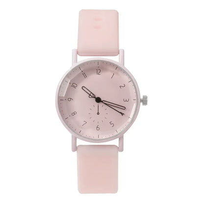 2024 New Women Watch Fashion Silicone Strap Quartz Watch Student Sports Wristwatch Relojes Para Mujer Dropshipping Clock