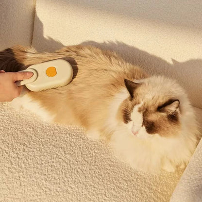 Cozy Pet Steam Comb Hair Cleaning Products for Cats Dogs Animals Rechargeable Cat Massage Brush mascotas Grooming Accessories