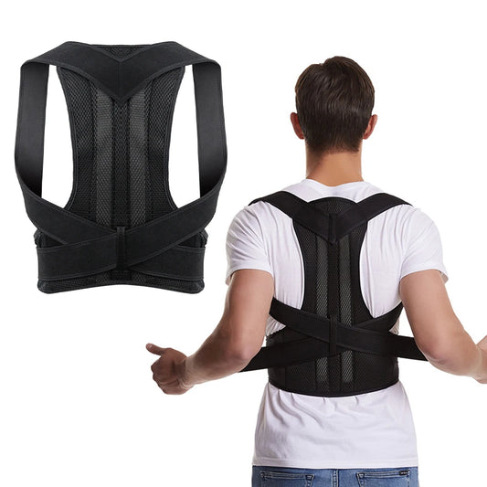 Back Brace Posture Corrector for Women & Men Back Lumbar Support, Adjustable Shoulder Posture Support for Improve Posture & Back