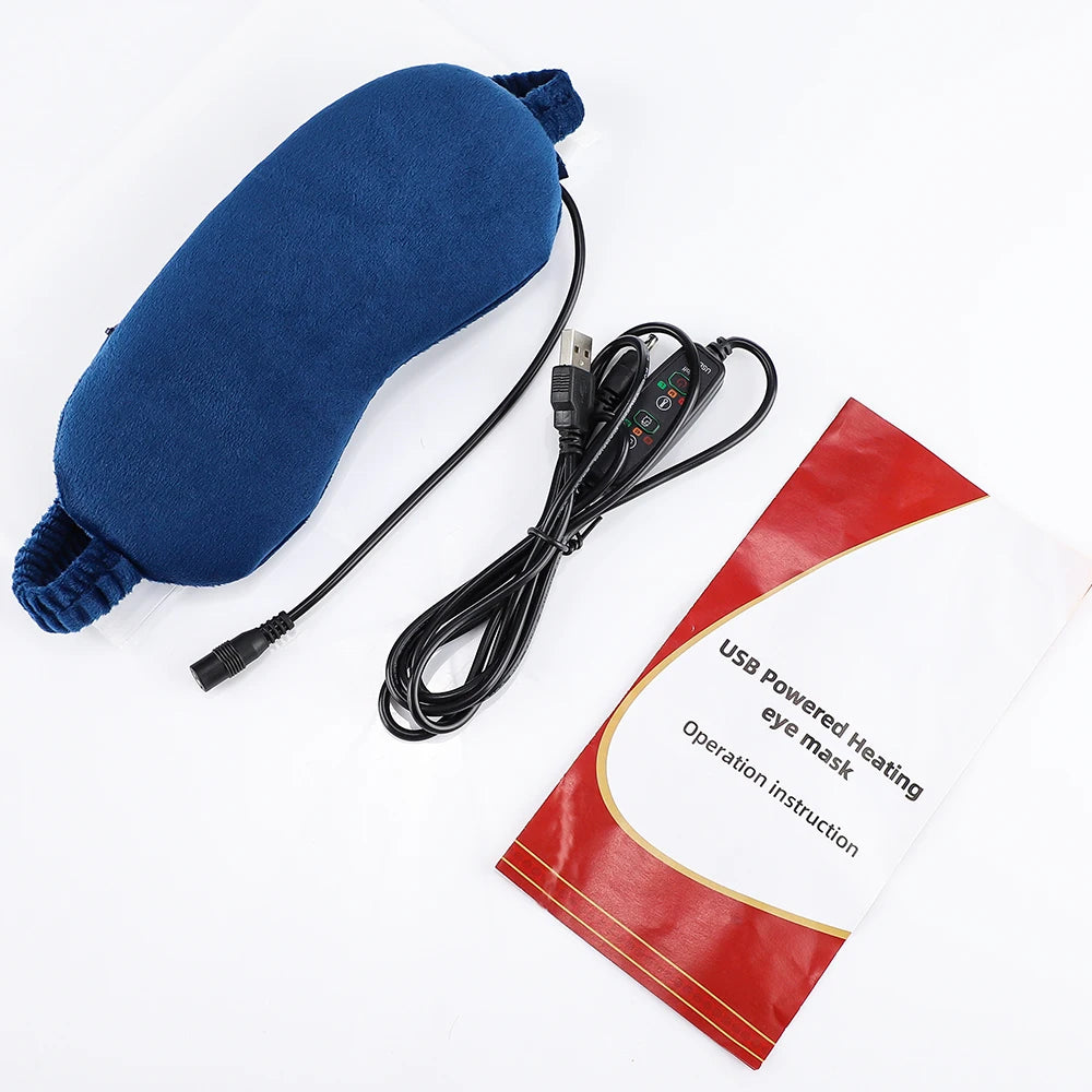 Infrared Hot Compress Eye Massager Relief Fatigue Reduce Dark Circles Eye Bags Timing Sleep Shading Electric Heating Eye Mask