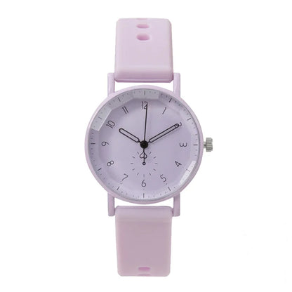 2024 New Women Watch Fashion Silicone Strap Quartz Watch Student Sports Wristwatch Relojes Para Mujer Dropshipping Clock