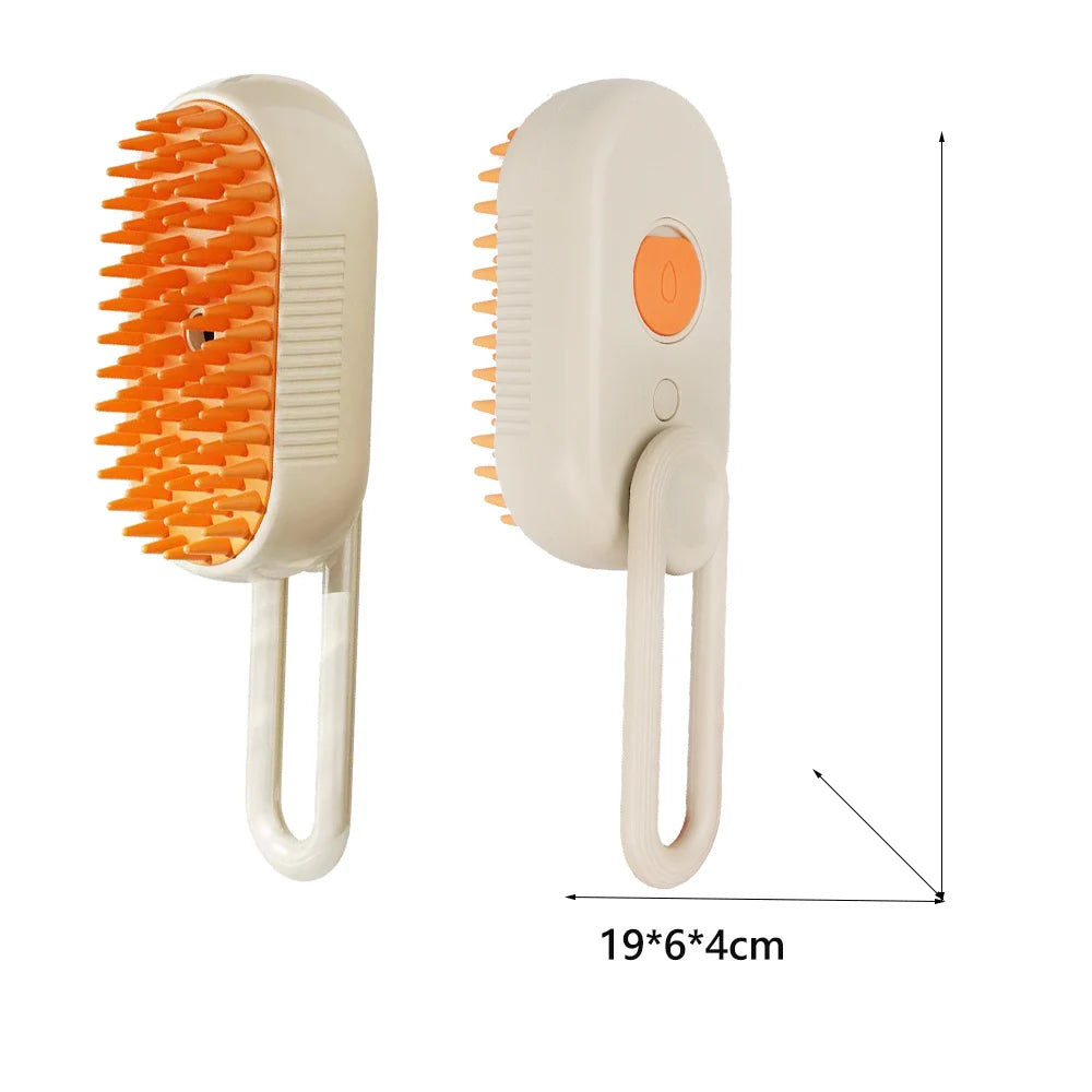 Cozy Pet Steam Comb Hair Cleaning Products for Cats Dogs Animals Rechargeable Cat Massage Brush mascotas Grooming Accessories