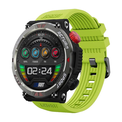 LOKMAT ZEUS 5 PRO Flashlight Fitness Smart Watch Bluetooth Calls Multi Sport Mode Compass Waterproof Outdoor Rugged Smartwatches