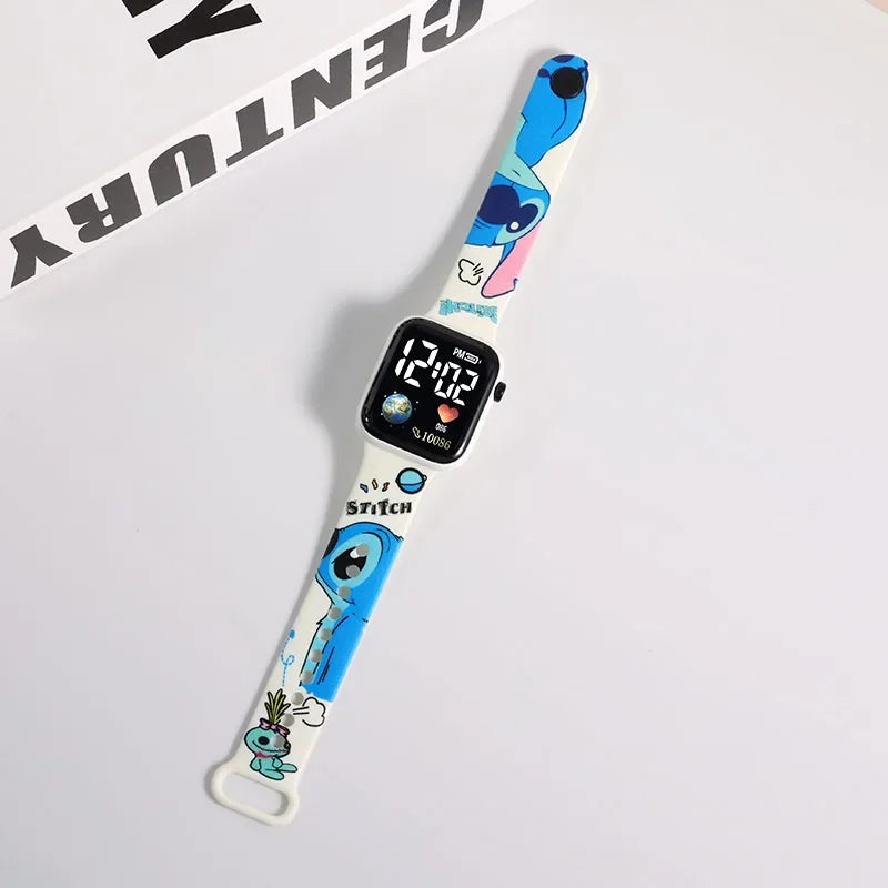 Pokemon Pikachu Dragon Ball Z Sport Casual Watches Led Silicone Watch Color Lovely Digital Children Wristwatch Clock Gift Toys