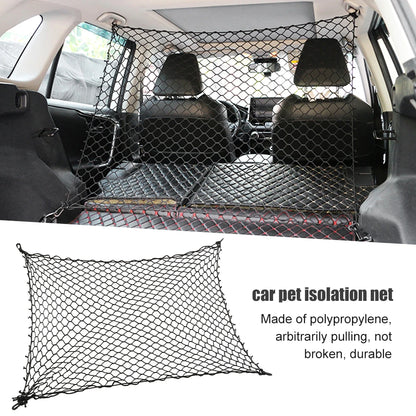 Adjustable Tensioning Belts Car Isolation Barrier Trunk Network Pet Protection