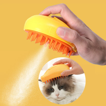 Cozy Pet Steam Comb Hair Cleaning Products for Cats Dogs Animals Rechargeable Cat Massage Brush mascotas Grooming Accessories