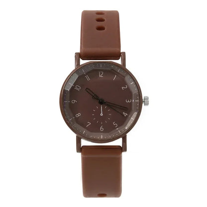 2024 New Women Watch Fashion Silicone Strap Quartz Watch Student Sports Wristwatch Relojes Para Mujer Dropshipping Clock