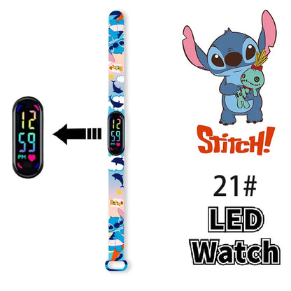 Pokemon Pikachu Dragon Ball Z Sport Casual Watches Led Silicone Watch Color Lovely Digital Children Wristwatch Clock Gift Toys