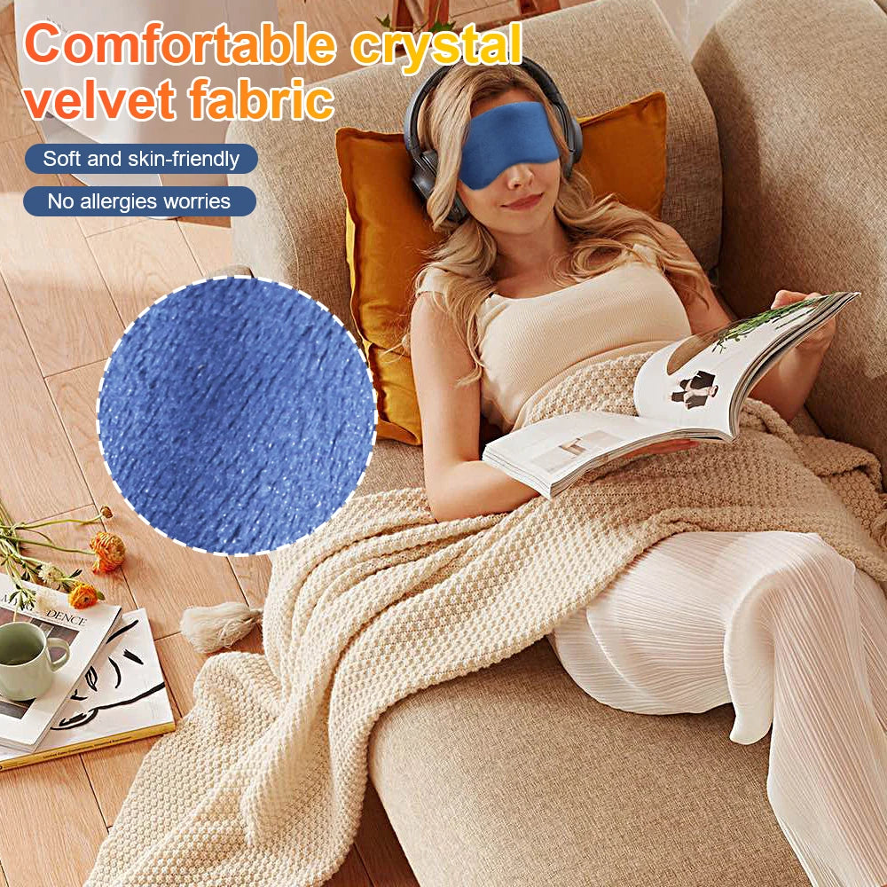 Infrared Hot Compress Eye Massager Relief Fatigue Reduce Dark Circles Eye Bags Timing Sleep Shading Electric Heating Eye Mask