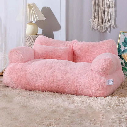 Luxury Cat Bed Sofa Winter Warm Cat Nest Pet Bed for Small Medium Dogs Cats Comfortable Plush Puppy Bed Pet Supplies