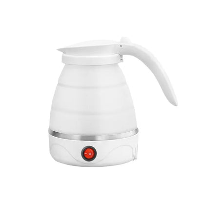 220V 0.6L Mini Folding Kettle Portable Water Heater 600W Silicone Compression Electric Kettle Home Kettle Easy To Travel