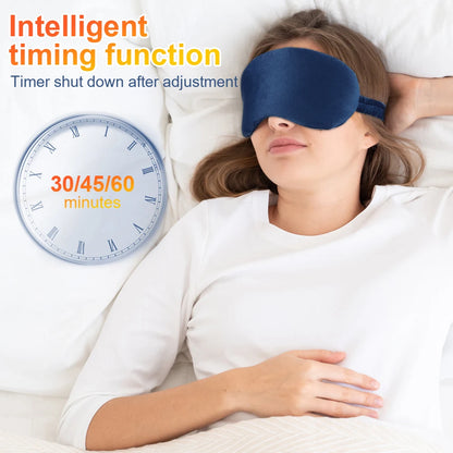 Infrared Hot Compress Eye Massager Relief Fatigue Reduce Dark Circles Eye Bags Timing Sleep Shading Electric Heating Eye Mask